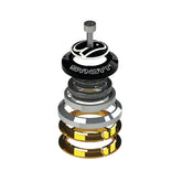 Syndyt BMX Bike EXPERT Headset for Syndyt Expert frames only- CNC-Machined Aluminum Alloy, Sealed Stainless Steel Cartridge Bearings, Includes 1” and 1-1/8” Lower Race Options