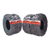 MASSFX 25x8-12 Front & 25x10-12 Rear Tire for ATV, UTV, & SXS Vehicles (4 pack)