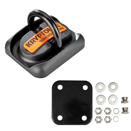 Kryptonite Evo. Ground Anchor + Heavy Duty Steel Ground Anchor Fixing Kit