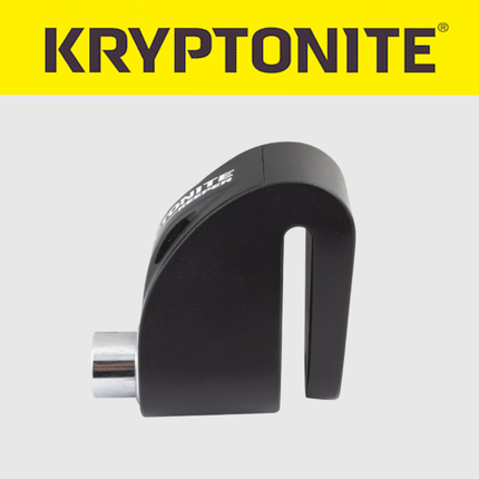 Kryptonite 006060 Keeper Alarm Disc Lock, 100dB Alarm, 5.5mm Pin, Fits Rotors Up to 7mm, IPX7 Waterproof, Compact Disc Brake Lock for Bikes, E-Bikes, Scooters & Motorcycles, 2 Keys Included
