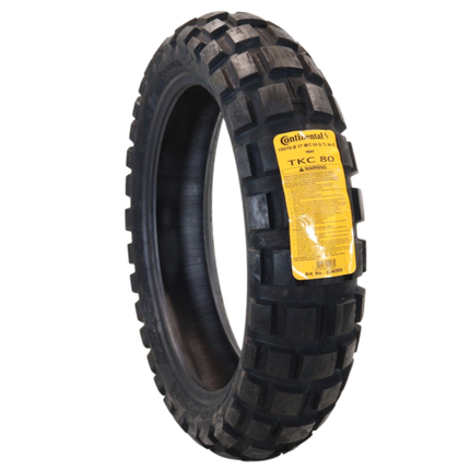 Continental TKC80 Dual Sport Rear Motorcycle Tire 150/70B17 M/C 69Q Tubeless (TL) Mud & Snow M+S - Premium All-Terrain On/Off-Road Performance Rear Tire for Adventure Touring Motorcycles