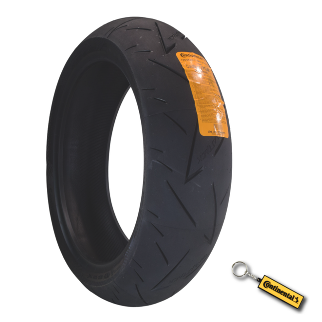Continental Sport Attack 2 180/55ZR17 Rear Motorcycle Tire with Keychain
