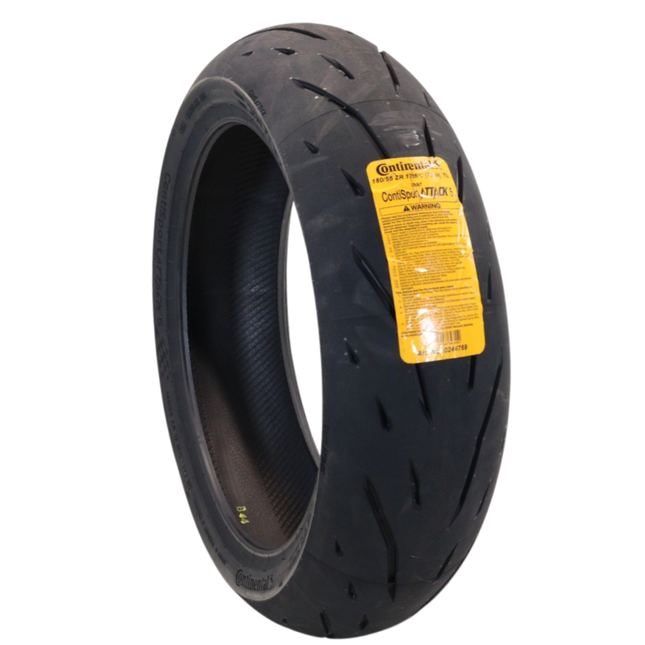 Continental ContiSportAttack 5 180/55ZR17 M/C (73W) TL Rear Motorcycle Tire - High Performance Hypersport Radial Tire for Sportbikes, Track & Street Riding, Tubeless