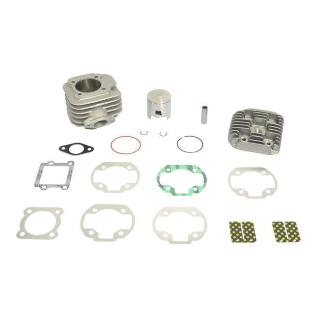 Athena 070100 Big Bore Cylinder Kit with Head (47.6mm, 70cc) - 10mm Pin Domed Head Piston Performance Upgrade, Converts 50cc to 70cc, Compatible with Yamaha Zuma 50 & Minarelli Vertical