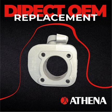 Athena 070200 Big Bore Cylinder Kit with Head (47.6mm, 70cc) - 10mm Pin Domed Head Piston Performance Upgrade, Converts 50cc to 70cc, Compatible with Yamaha Zuma 50 & Vino 50