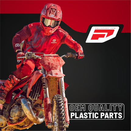 Polisport Motocross Motorcycles (MX) Chain Guide for GasGas EC 200-350 (2018-2024), MC125 (2018-2023), MC250F (2018-2023), MC450F (2018-2023), XC (2018-2020) Dirt Bikes - Red