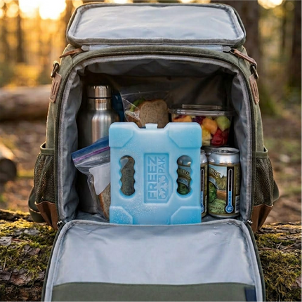 Freez Pak Extra Cold -2°C (28°F) 4.5lb Ice Pack Block - Reusable & Compact Ice Substitute Pack for Lunch Boxes, Coolers, Fishing, Sporting Events, Beach & Camping Trips - Made in the USA (Single)