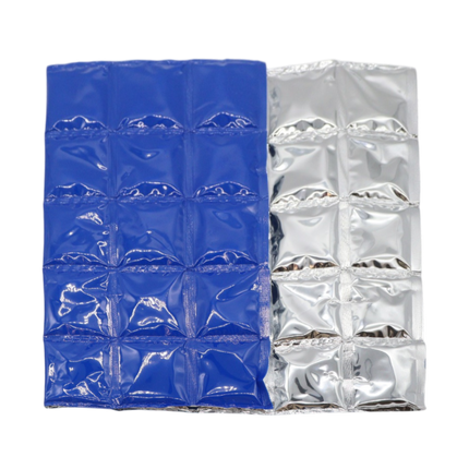 Freez Pak Reusable Flexible Ice Blanket Sheet – Non-Toxic, Leak-Proof Cooler Ice Substitute for Camping, Picnics, and Travel (4 Pack)