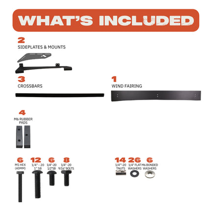Sherpa 192744 The Animas Half Height 21" Roof Rack for 2005-2023 Toyota Tacoma - Full-Length Aluminum, 1/4" Side Panels, Drill-Free No Modification, Black Textured Powder Coat Finish
