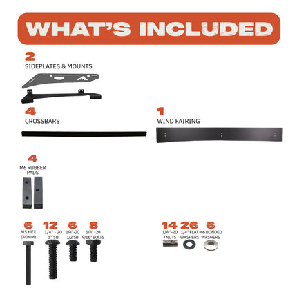 Sherpa 194744 The Animas Half Height 30" Roof Rack for 2005-2023 Toyota Tacoma - Full-Length Aluminum, 1/4" Side Panels, Drill-Free No Modification, Black Textured Powder Coat Finish