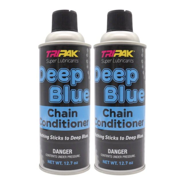 TRIPAK Deep Blue Chain Conditioner - Advanced Anti-Wear Formula (2 Pack)