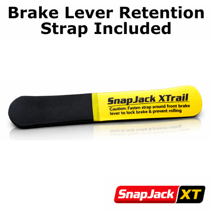SnapJack XTrail Pro Motorcycle Stand – Portable 6061 Aluminum Lift Tool for Chain Maintenance, Flat Tire Repair & Off‑Road Use  13–20" Adjustable Height, Rubber Grip Base, HDPE Cradle, Travel Bag