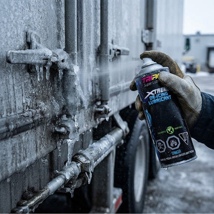 Tripak Heat Xtreme All-Weather Penetrating Lubricant & Fast De-Icer Spray – High-Performance Heavy-Duty Penetrant, Rapid Frost & Ice Remover, Friction Reducer, and Rust Protection for Cold Weather
