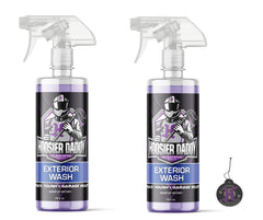 Hoosier Daddy 16oz Car Exterior Cleaner Concentrate - Removes Dirt, Bugs, & Road Grime - Safe for Paint, Glass, & Chrome - Dilutes for Multiple Uses(2-Pack)