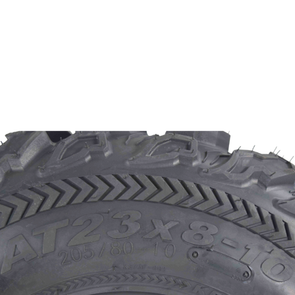 Kenda Bearclaw EX K573 - 23x8-10 Front & 24x11-10 Rear Tires for All Terrain (ATV), UTV, and Side by Side (SxS) Vehicles - 6-Ply - Bear Claw EX 23x8x10 24x11x10 (4-Pack)