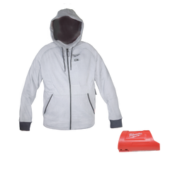 Milwaukee 306G-20 M12 Heated Hoodie - Gray (Hoodie Only) - X-Large