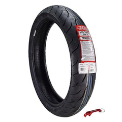 Kenda KM1 Sport Touring Front Motorcycle Tire 110/70ZR17 58W TL 110/70-17 w/Keychain