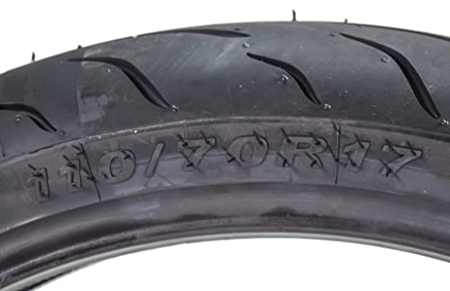 Kenda KM1 Sport Touring Front Motorcycle Tire 110/70ZR17 58W TL 110/70-17 w/Keychain