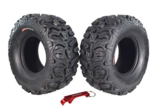 Kenda Bear Claw 27x11-12 HTR Radial ATV/UTV Tires with Keychain (2 Pack)