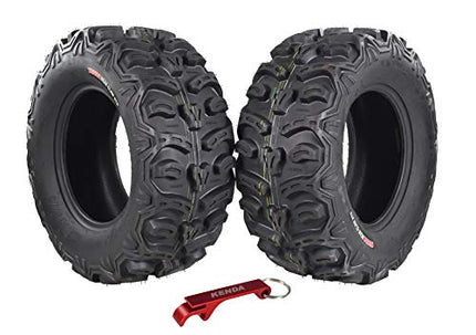 Kenda Bear Claw 28x11R-14 HTR Radial ATV/UTV Tire with Keychain (2 Pack)