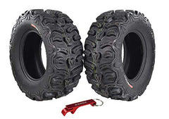 Kenda Bear Claw 28x11R-14 HTR Radial ATV/UTV Tire with Keychain (2 Pack)