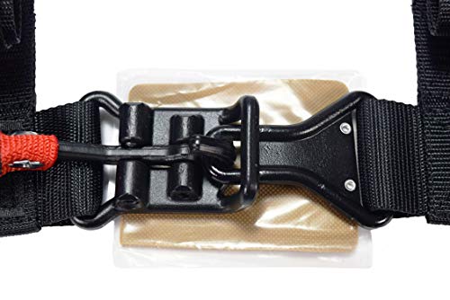 ProGuard Offroad Harnesses (2-Pack Black) with 2" Nylon Straps & 4 Points of Contact - Compatible with All UTVs incl Polaris, Kawasaki, etc