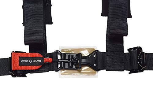 ProGuard Offroad Harnesses (2-Pack Black) with 2" Nylon Straps & 4 Points of Contact - Compatible with All UTVs incl Polaris, Kawasaki, etc