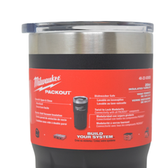 Milwaukee 48-22-8392B PACKOUT 20oz Tumbler (Black)