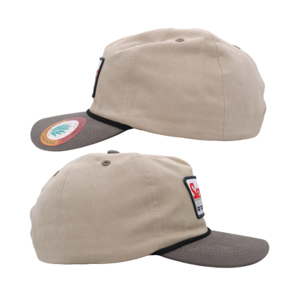 Sendero Provisions Co. Retro Logo Snapback Hat, Tan, One Size (SPCH125F18AZZ)