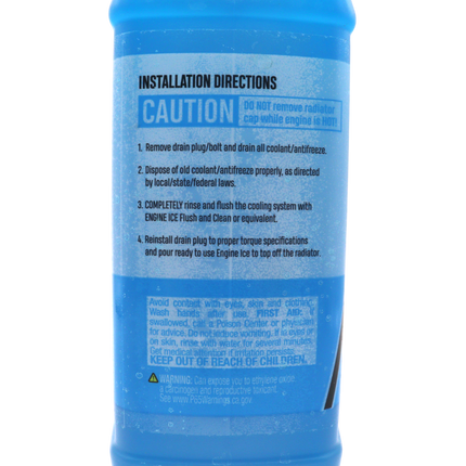 Engine Ice 1/2 Gal Hi-Performance Non-Toxic TYDS008 Coolant 64oz