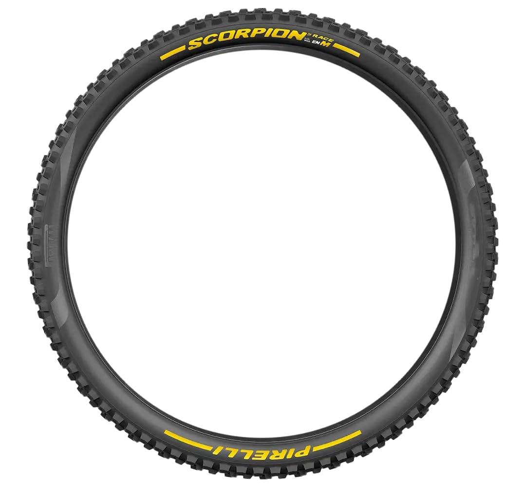 Pirelli Scorpion Race Enduro M Mountain Bicycle Tire (27.5" x 2.5) for Off-Road Adventures, Tubeless Ready, SmartEVO DH, DualWall, Black, 60 TPI (1 Tire)