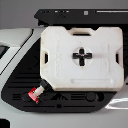Sherpa 512540 Driver Side Window Panel for 5th Gen 4Runner - 3/16" Aluminum Side Panel Gear Mount, No Drill, Bolts to Crestone/Needle Rack, Suction to Window, Recovery Gear Storage