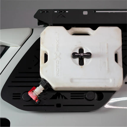 Sherpa 512640 Passenger Side Window Panel for 5th Gen 4Runner - 3/16" Aluminum Side Panel Gear Mount, No Drill, Bolts to Crestone/Needle Rack, Suction to Window, Recovery Gear Storage