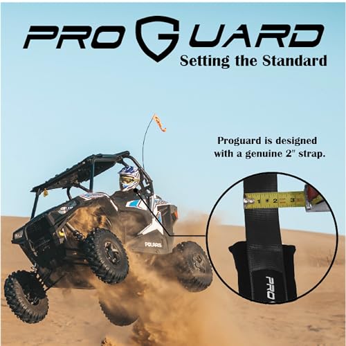 ProGuard Offroad Harnesses (2-Pack Black) with 2" Nylon Straps & 4 Points of Contact - Compatible with All UTVs incl Polaris, Kawasaki, etc