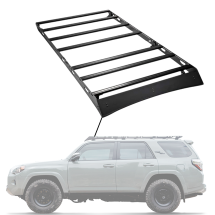 Sherpa - The Crestone Sport Full Height Aluminum Roof Rack with Crossbars Made for 2010-24 Toyota 4Runner 5th Gen. - Drill Free Rack for Tents; Kayaks; Bikes; Skis Made in the USA