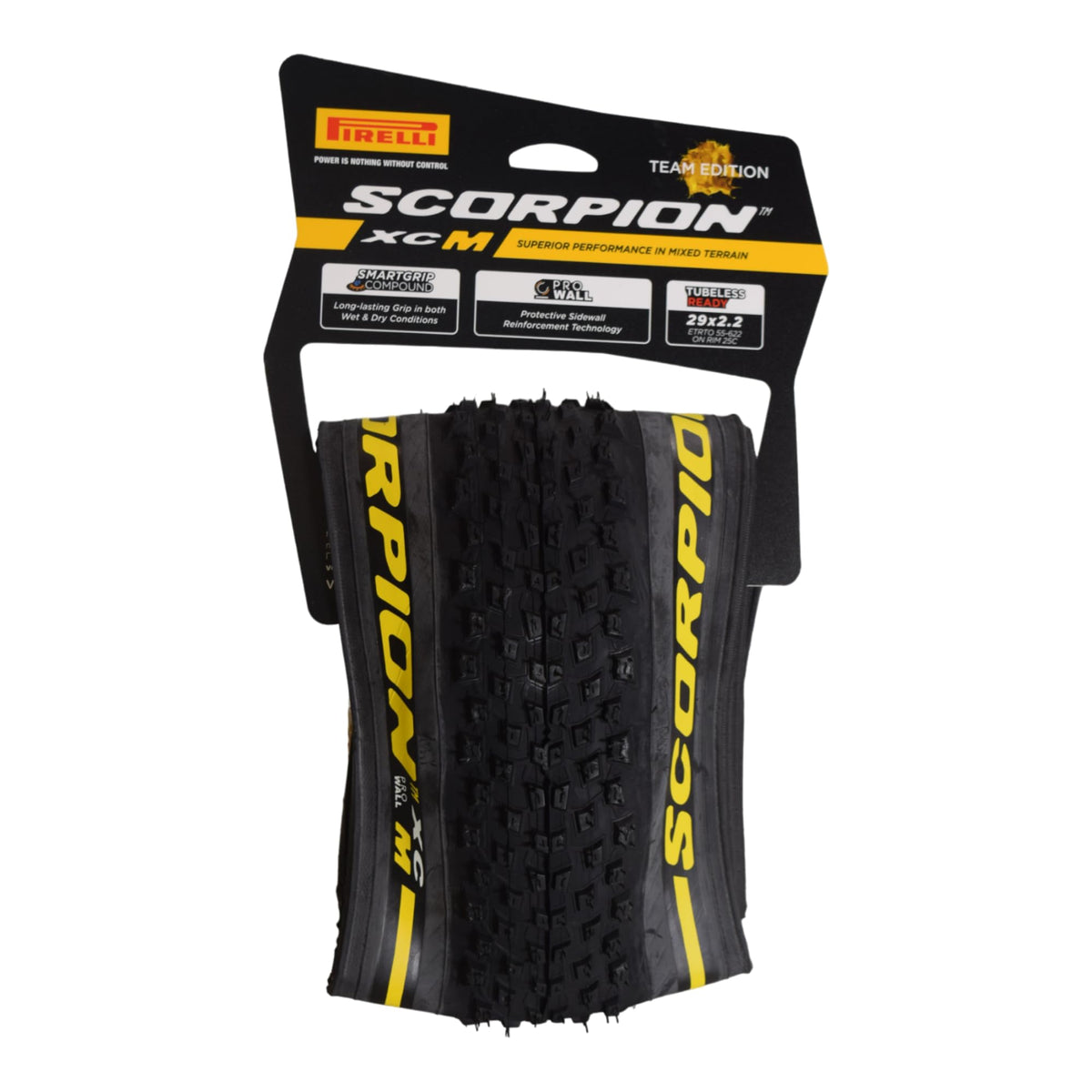 Pirelli SCORPION™ Sport XC M Color Bicycle Tire (29 x 2.2) Durable Performance for Relaxed MTB Rides, Procompound Endurance, ProWALL Technology, Medium Profile Tread Pattern