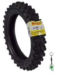 Pirelli Scorpion 2.50-10 33J MX32 Mid Soft Front Motocross Dirt Bike Tire with Keychain