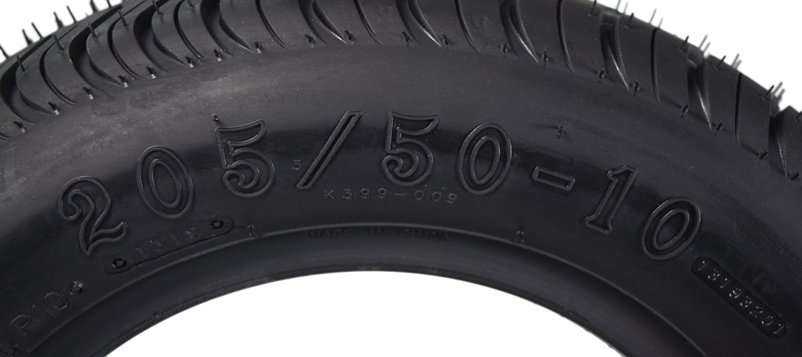 Kenda 277010N4 205/50-10 Pro Tour 4 Ply Tubeless Golf Cart Tires 4 Pack