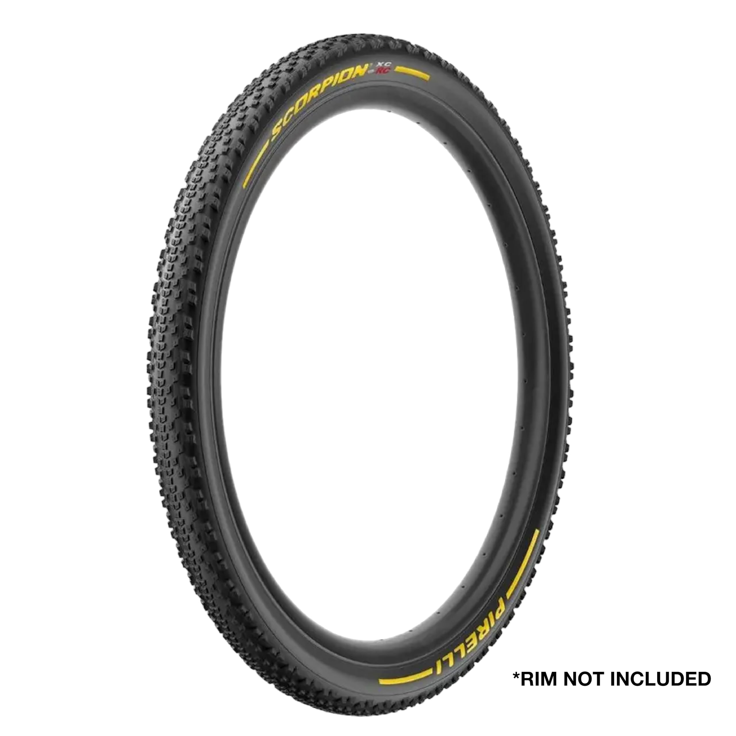 Pirelli SCORPION  XC RC Yellow Label (29 x 2.2)  Peak Performance for Demanding XC Racing SmartGRIP Compound ProWALL Technology Versatile Tread Design (2 Tires)