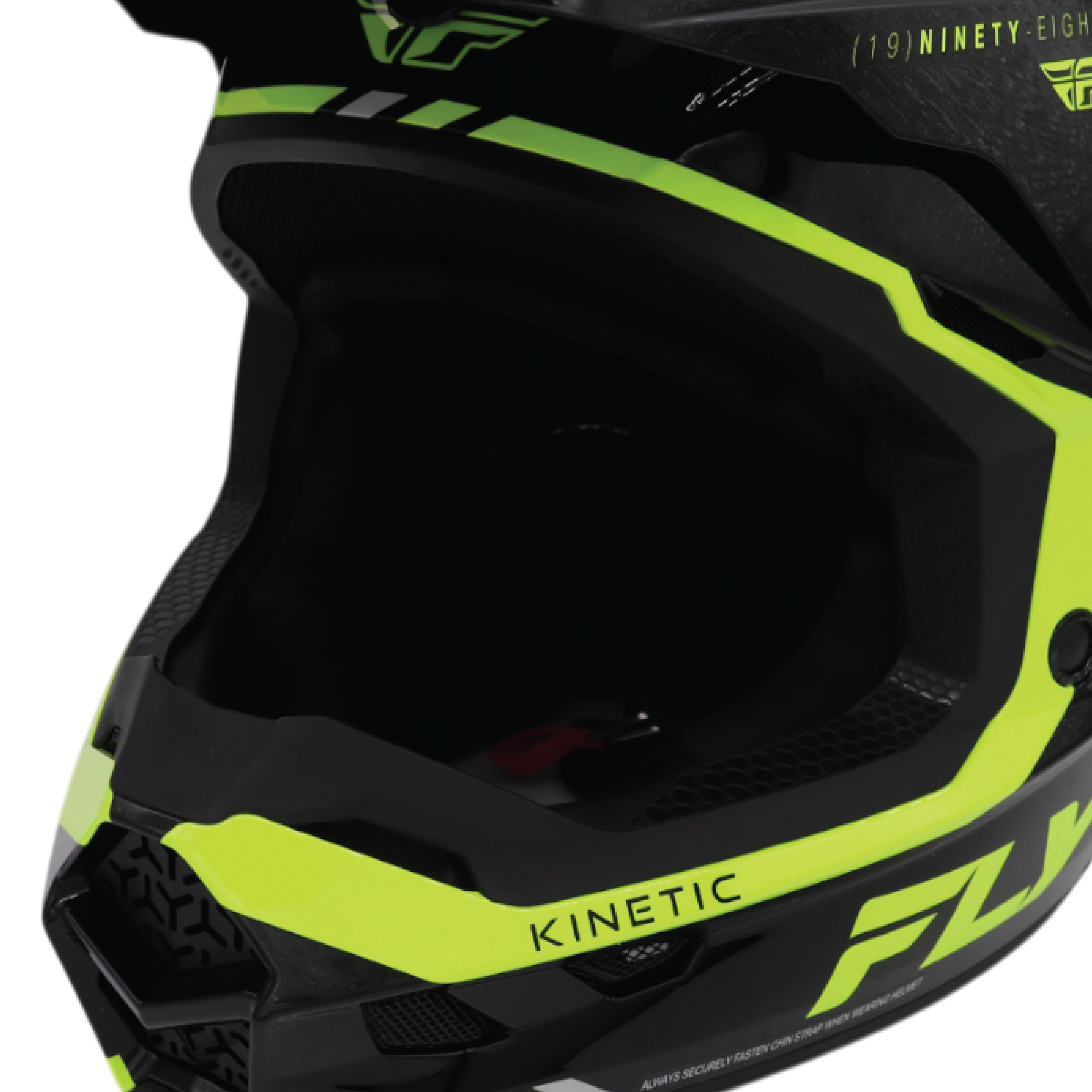 Fly Racing Kinetic Verdict Helmet – DOT/ECE 22.06 Approved – Lightweight MX Helmet with TFV Ventilation, Removable Liner & Helmet Bag 2X-Large (Black/Hi-Vis Yellow/Grey)