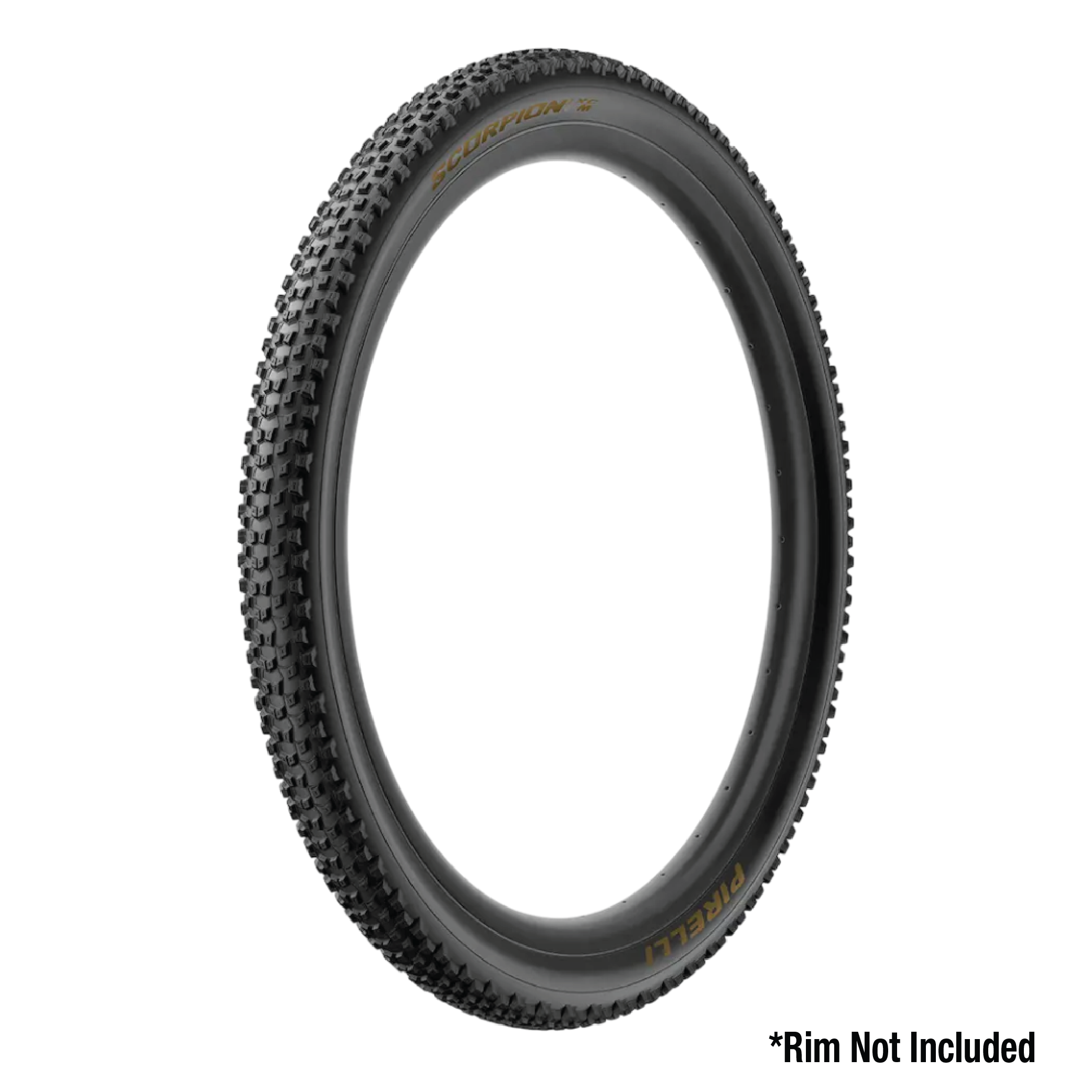 Pirelli Scorpion XC M Gold Label 60-622 (29x 2.4) MTB Bicycle Tire  - Designed for Hardpacked Courses and Mixed Terrains, 120TPI and ProWall Casing- Mountain Bike Tire w/Keychain (2 Pk)