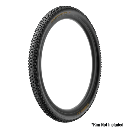 Pirelli Scorpion XC M Gold Label 60-622 (29x 2.4) MTB Bicycle Tire  - Designed for Hardpacked Courses and Mixed Terrains, 120TPI and ProWall Casing- Mountain Bike Tire w/Keychain (2 Pk)