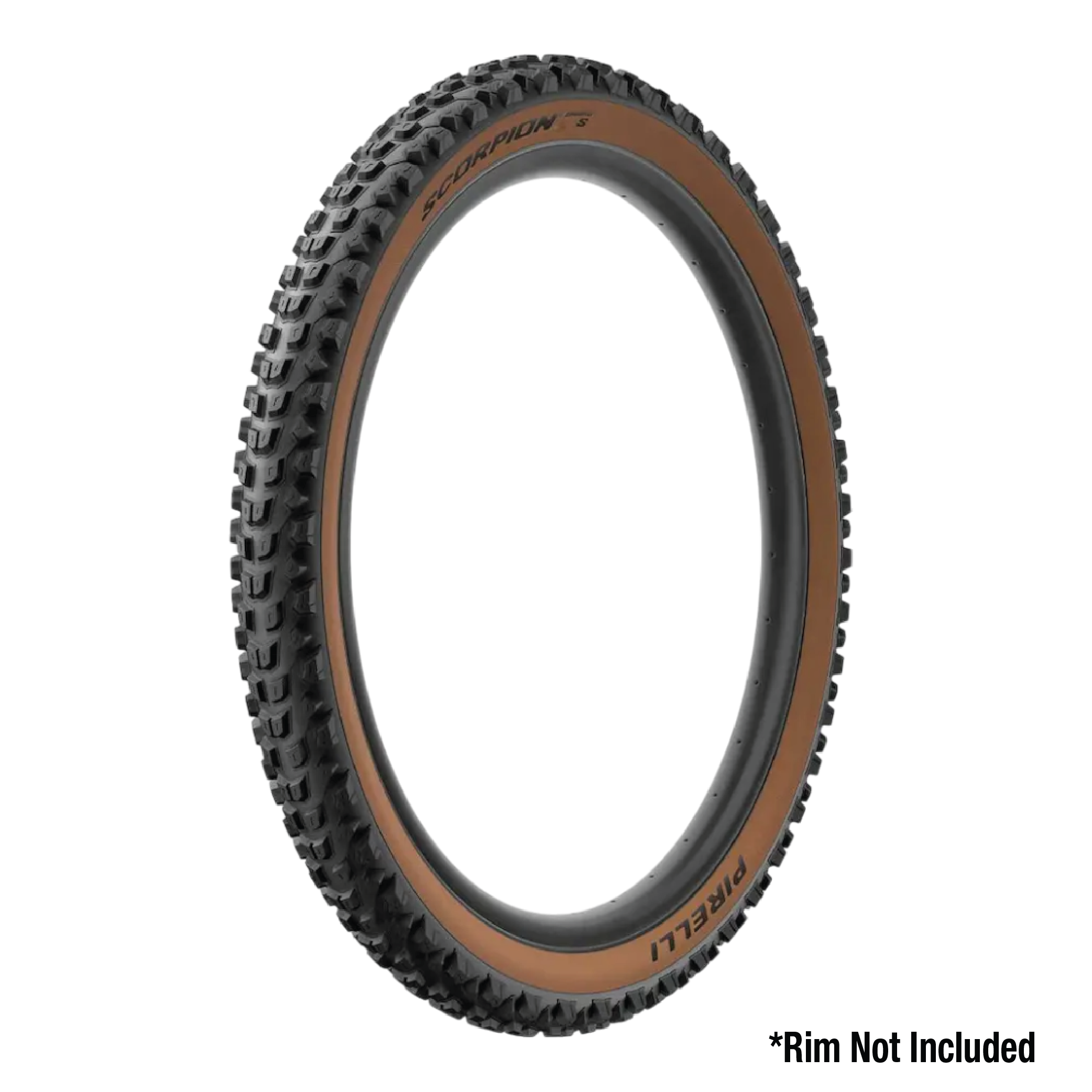 Pirelli Scorpion Enduro S Classic Tan 65-622 (29x 2.6) MTB Bicycle Tire  - Designed for Demanding XC Courses, 60TPI and Hard Wall Casing- Mountain Bike Tire w/Keychain (2 Pk)