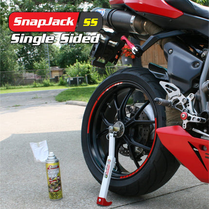 Tirox Snapjack Single Sided Swing Arm Campact Portable Jack Stand Kick Stand With Keychain