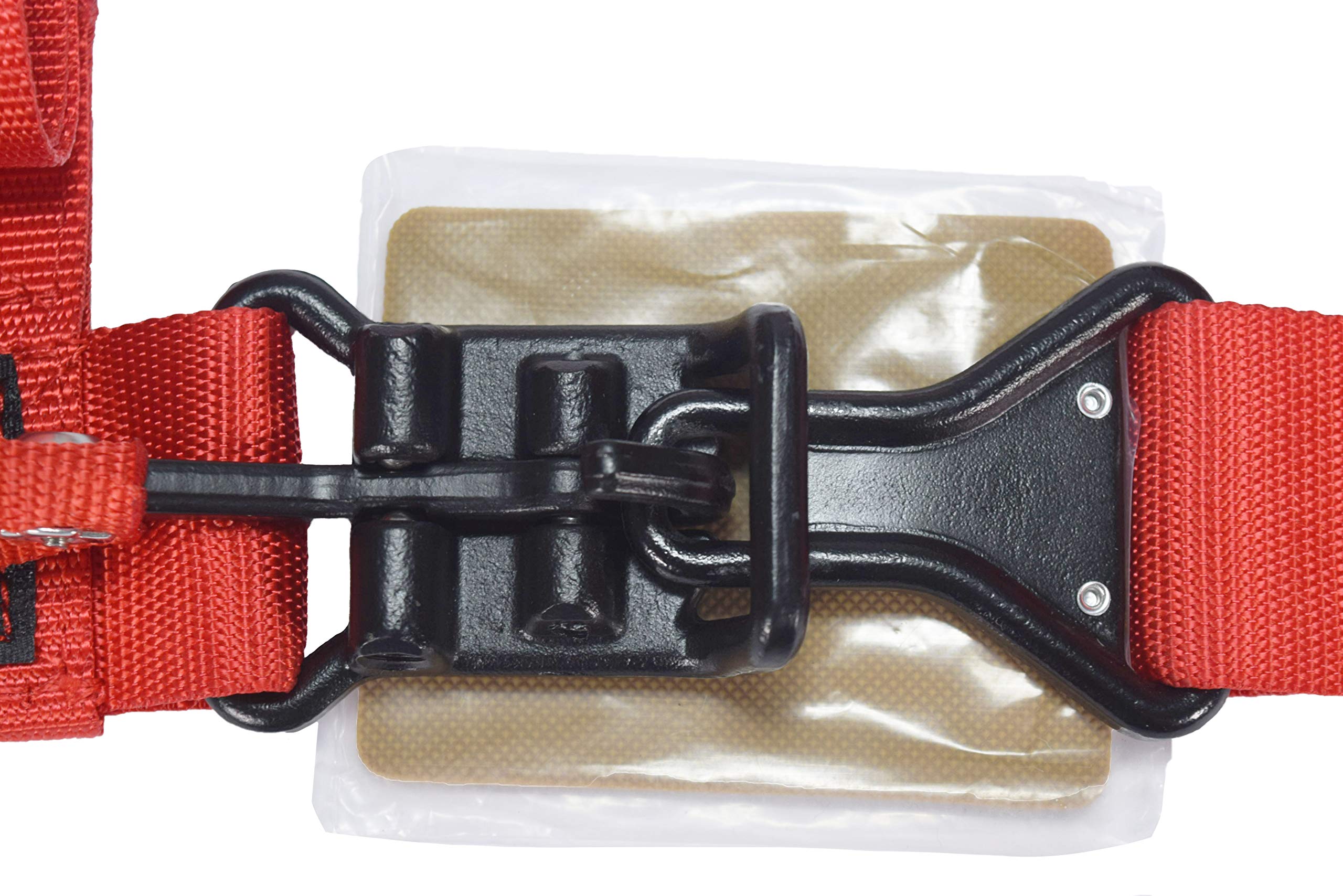 ProGuard Offroad Harness (Red) with 2" Nylon Straps & 5 Points of Contact - Compatible with All UTVs incl Polaris, Can-Am, Kawasaki, etc