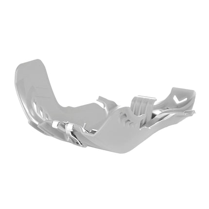 Polisport Motocross Motorcycles (MX) Fortress Skid Plate for KTM SX 250 (2017-2018) & Husqvarna TE/TC 250/300 (2017-2019) Dirt Bikes - OEM Quality, Flexible, Durable & Perfect Fit - White