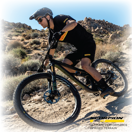 Pirelli Scorpion XC M Gold Label 60-622 (29x 2.4) MTB Bicycle Tire  - Designed for Hardpacked Courses and Mixed Terrains, 120TPI and ProWall Casing- Mountain Bike Tire w/Keychain (2 Pk)