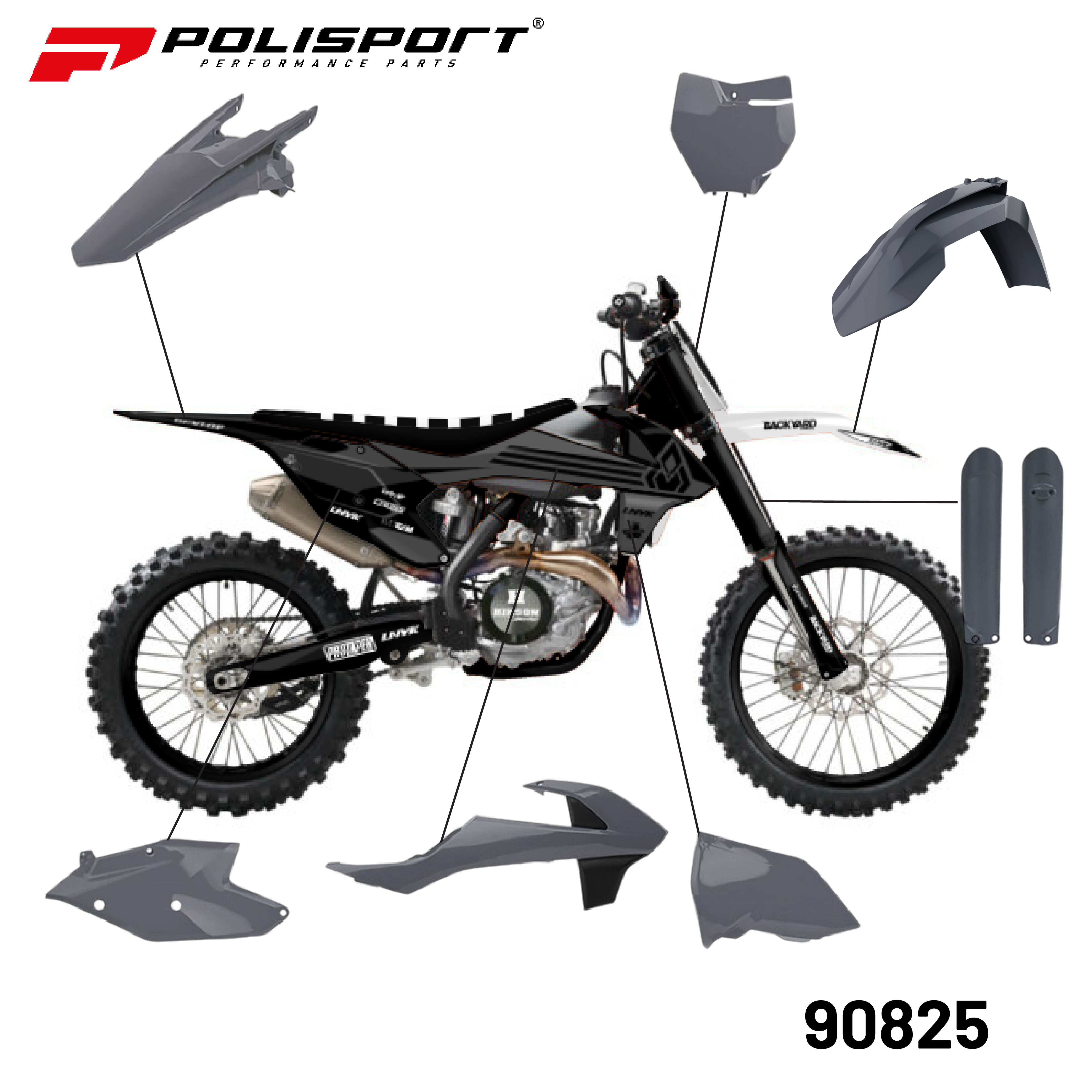 Polisport Kit KTM SX/SX-F/XC-F (16->)