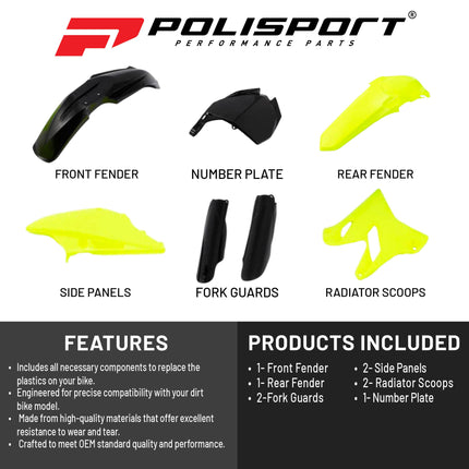 POLISPORT FULL KIT YAMAHA YZ125/250 (15-21)