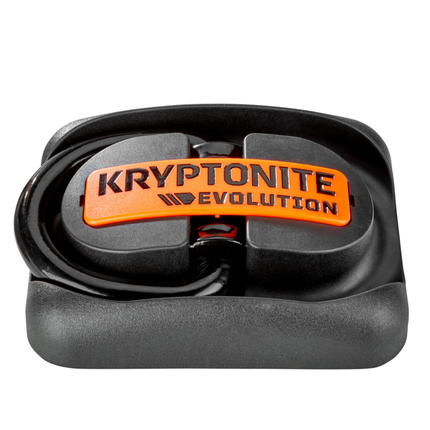 Kryptonite New York 1213 Cinch Ring Chain + Evolution Ground Anchor Bundle, 4.25 ft Long 14 mm Steel Chain & Disc Lock with Keys